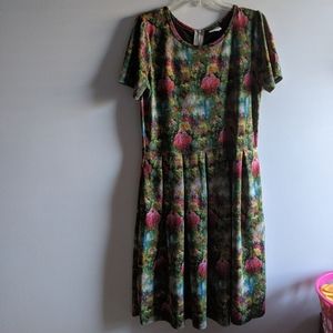 Floral Lularoe Amelia